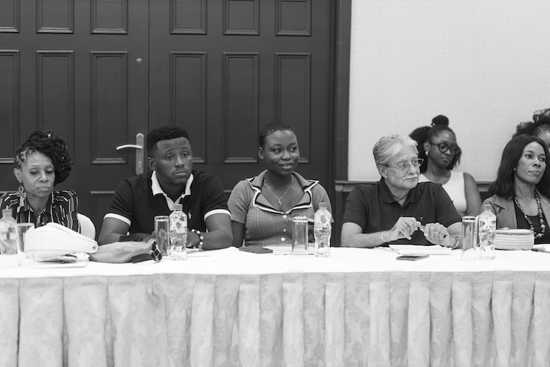 Workshop participants in session